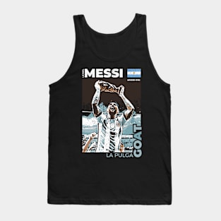 Lionel Messi - Street Art - Soccer Icons Tank Top